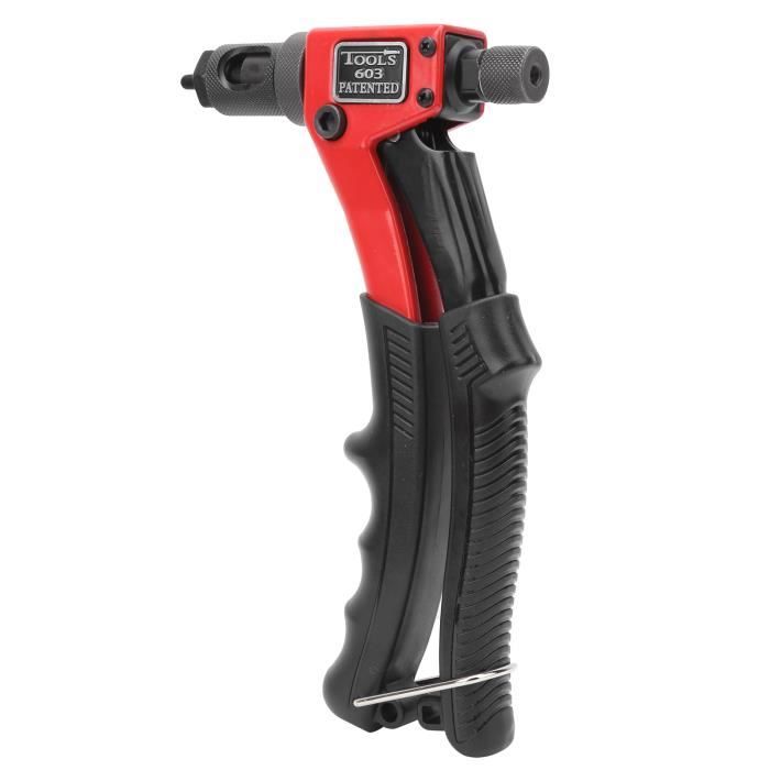 Pince à Riveter Électrique Extol Industrial 400W - Force 8000N Pour Rivets 3.2-4.8mm Acier, Alu, Cuivre