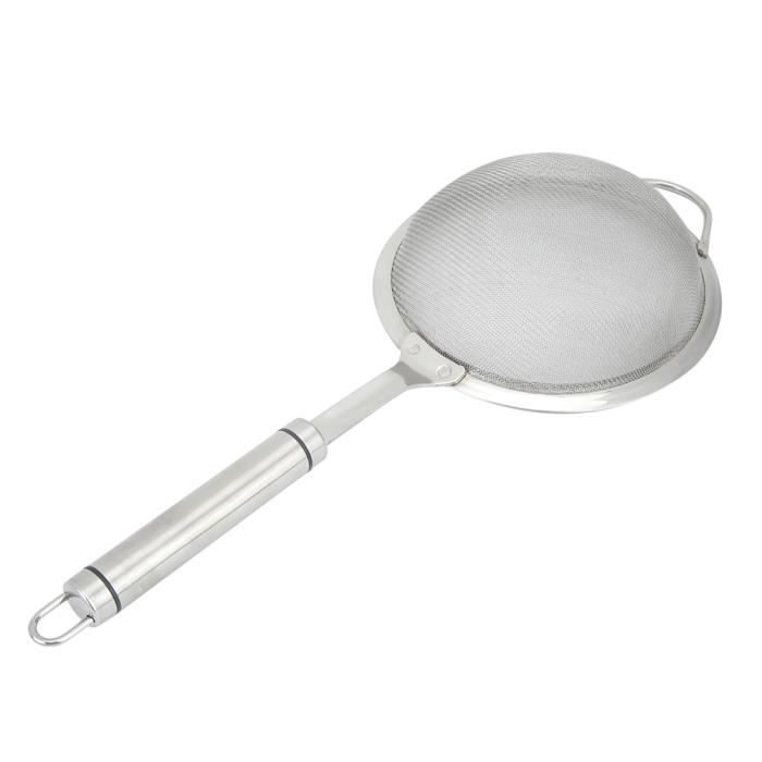 Lot 3 Passoires Inox 18/8 - 5L, 4L, 3L, Avec Poignées Et Base Repos, Pour égouttage Et Cuisson Vapeur - 7