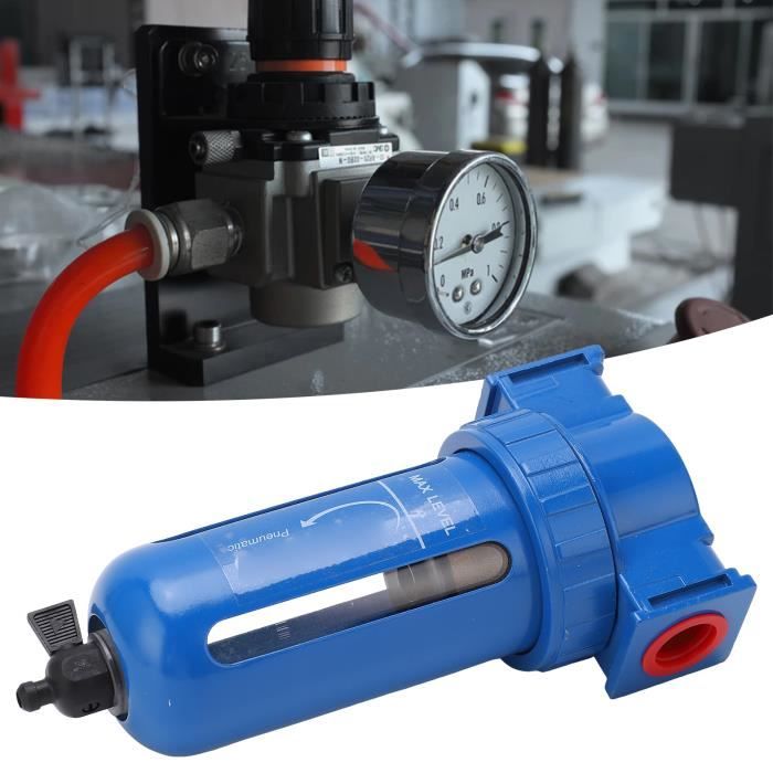 Filtre Sécheur Et Séparateur Eau/Huile Pour Compresseur - Assure Un Air Propre Pour La Peinture Et Les Outils Pneumatiques - 8