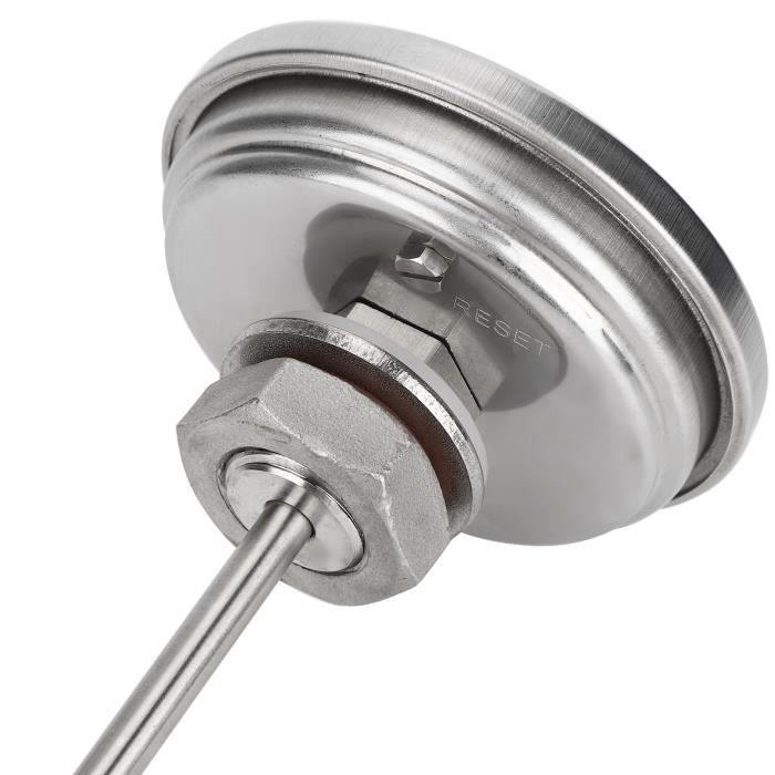 Puits Thermométriques Lhbwhiz - Lot De 2 | Acier Inoxydable 304, Filetage 1/2" | 8x300mm