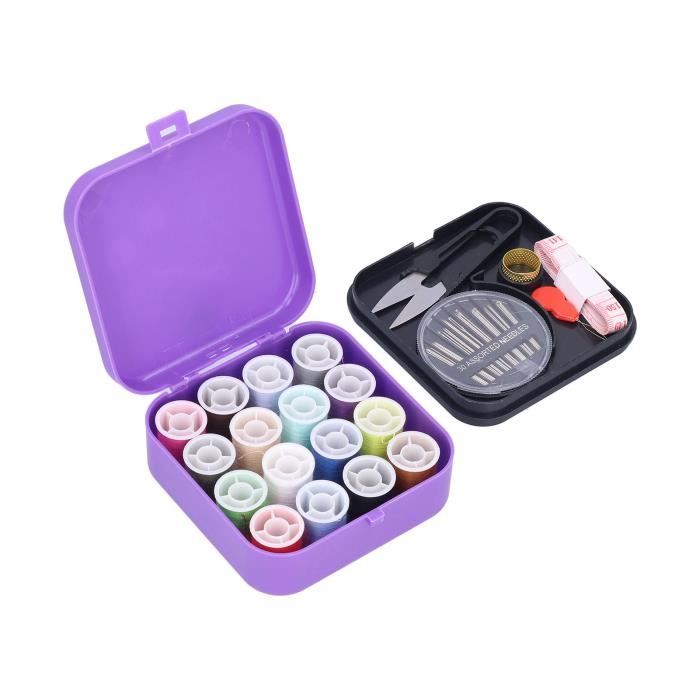 Kit De Couture Portable Hohopeti – Aiguilles, Fils, Accessoires, Trousse De Broderie Pour Enfants Et Adultes