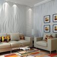 MTEVOTX Papier peint , Papier peint 3D, papier peint intissé, pour salon, chambre à coucher, porte murale, 0,53×10 m(couleur crème)-1