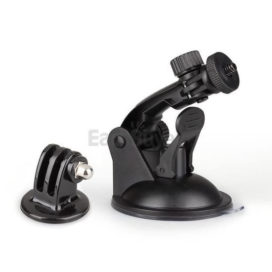 Mini Trépied Compact Avec Vis 1/4" - Support Pour Webcam, Appareil Photo, GoPro (max 3 Kg) | Idéal Voyage, Extérieur, Noir