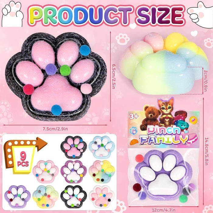 Jouet Squishy Patte de Chat | Squishy World Jouet Squishy Patte de Chat | Squishy World
