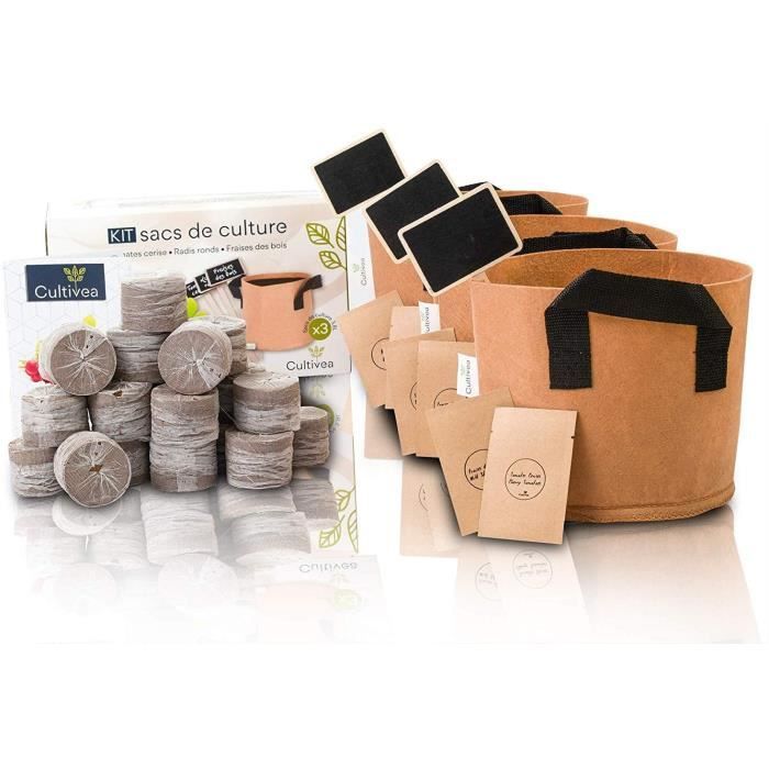 BIO Kit de graines potager avec 10 variétés de légumes - semis potager BIO Kit de graines potager avec 10 variétés de légumes - semis potager