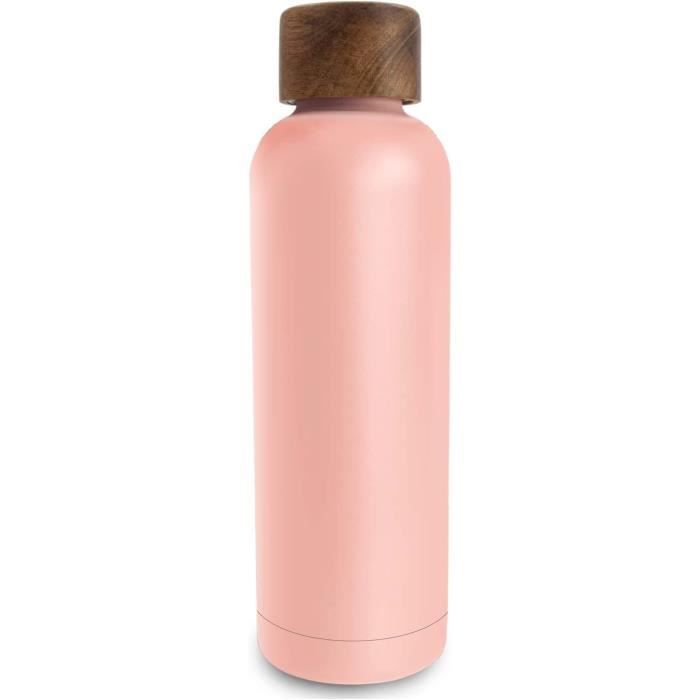 Bouteille Isotherme D‘Eau 500Ml En Acier Inoxydable Avec Bouchon En