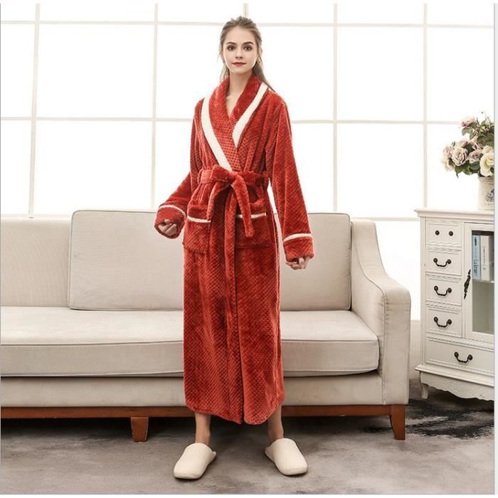 Peignoir de bain femme rouge outlet