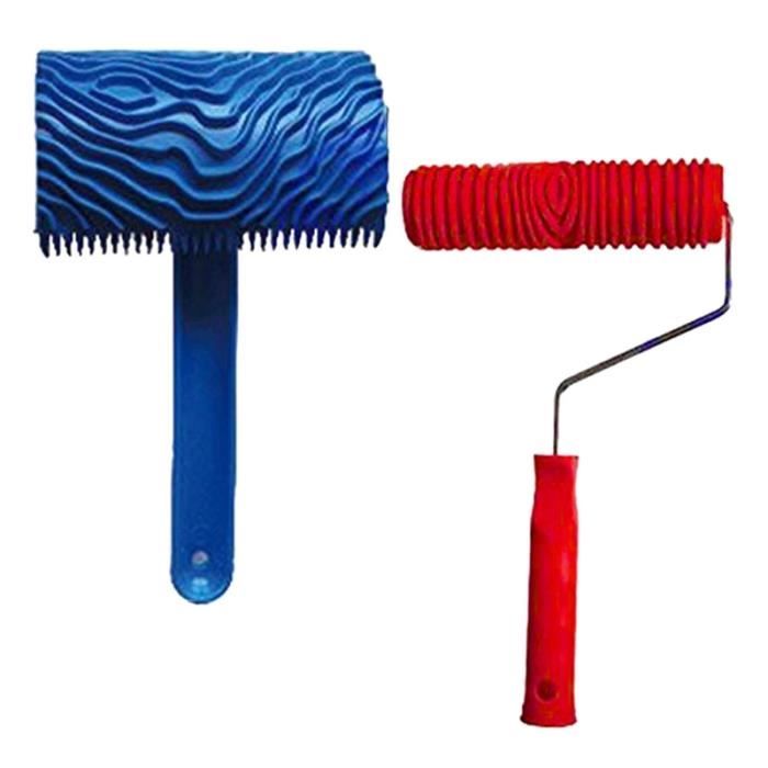 Rouleau Brayer En Caoutchouc Avec Poignée Bois - Lot De 3 Tailles (3,5cm, 6cm, 10,2cm) Pour Gravure Et Arts - 3