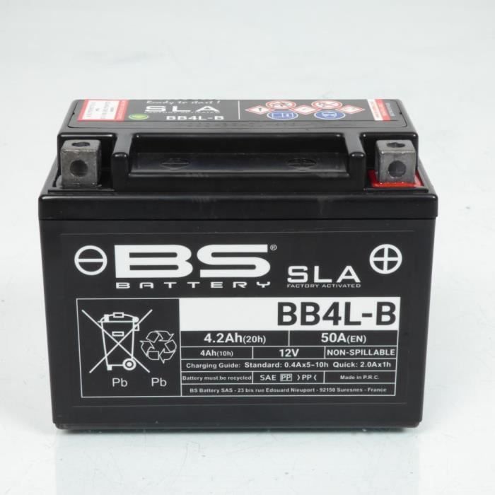 Batterie Moto Tecnium BB4L-B FA (YB4L-B)