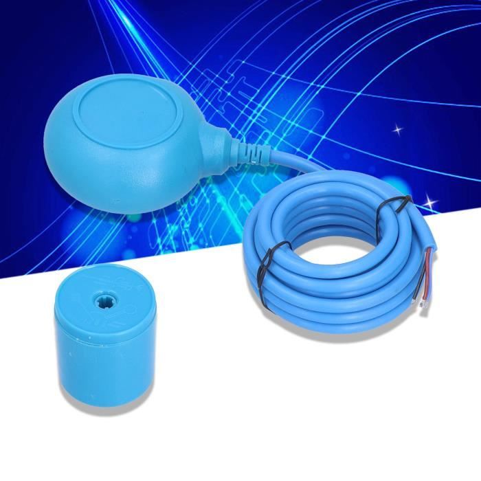 Interrupteur à Flotteur Niveau D'Eau MD-5210P - 110V 3A - Pour Pompe, Réservoir, Contrôle Liquide Automatique
