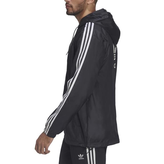 adidas 3 stripes windbreaker