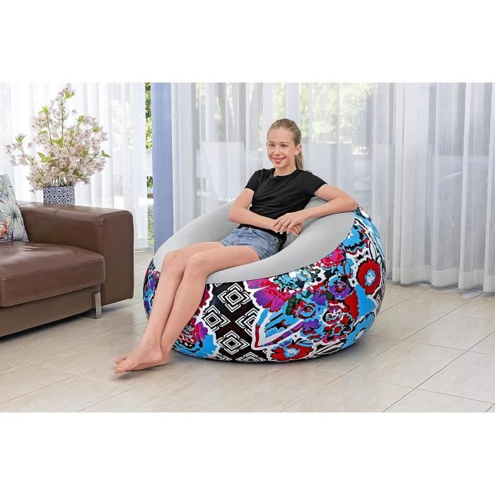 Fauteuil Gonflable Floral Inflatable Chair[P6348] - Cdiscount Jeux - Jouets