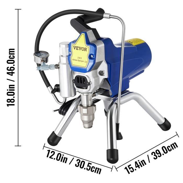 Petit odorde pulvérisation sans air portatif de sac à dos de puissance  élevée dans l'émulsion Machine PT-21 de pulvérisateur de peinture sans air  avec