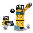 LEGO® 10932 DUPLO Town La Boule De Démolition Jeu De Construction Avec Camion, Grue Et Bulldozer, Jouets Enfants de 2 Ans Et Plus-2
