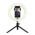 Trust Maku LED Ring Light 10” avec Trépied, Support de Téléphone et Télécommande pour Selfie, TikTok, YouTube-2