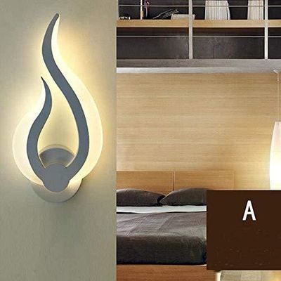 Applique Murale Enfant Moderne De Lampe Applique Murale Interieur 12W Plat Et Arrondi Up Down Applique Salle De Bain Avec Interrupteur