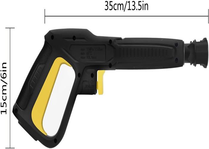 Rallonge De Lance Pour Nettoyeur Haute Pression Karcher - Compatible K2, K3, K4, K5, PS20 - 45 Cm - 2