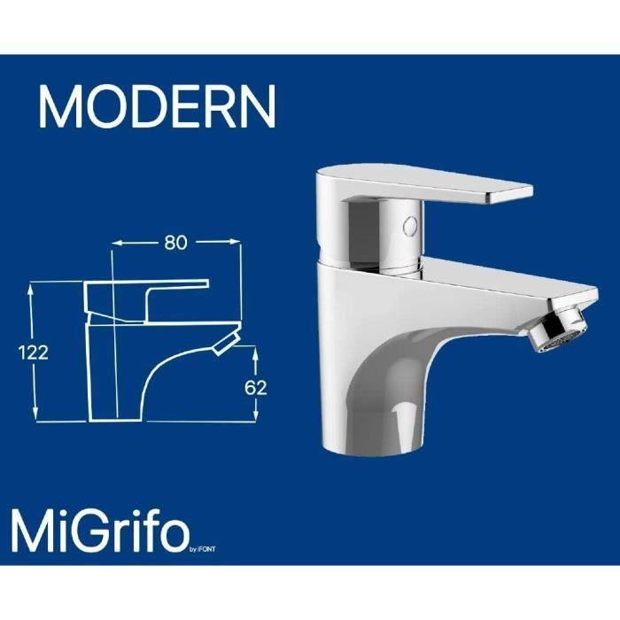 Robinet De Lavabo Moderne | Monocommande De Lavabo (Rouleau De Téflon ...