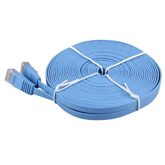 Caméra ip,Devocvo-Câble Ethernet CAT6e RJ45,câble de réseau LAN ...