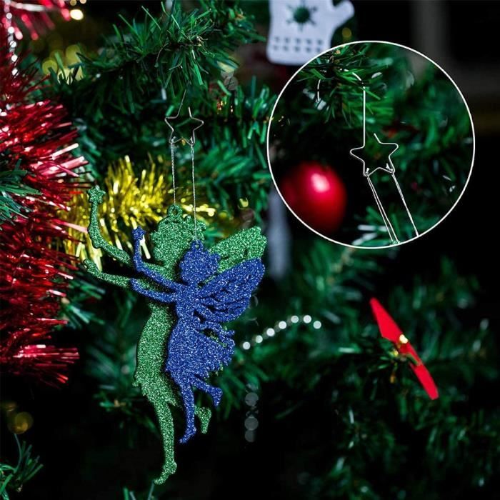 120 Crochets En S En Métal Pour Boules De Noël - Acier Inoxydable - Vert - Pour Sapin Et Décorations De Fête - 6