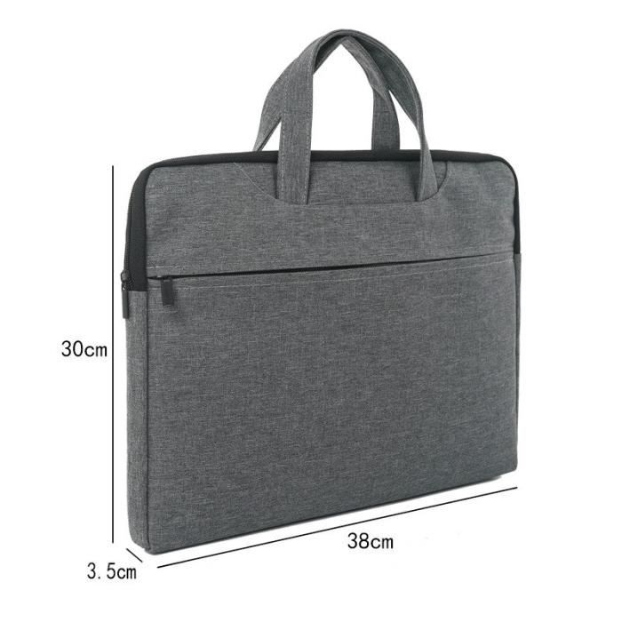 Porte document sale en tissu