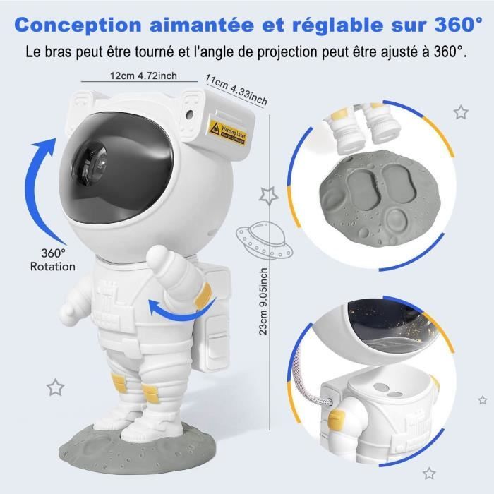1pc Projecteur D'étoiles Astronaute Night Light Projecteur - Temu France