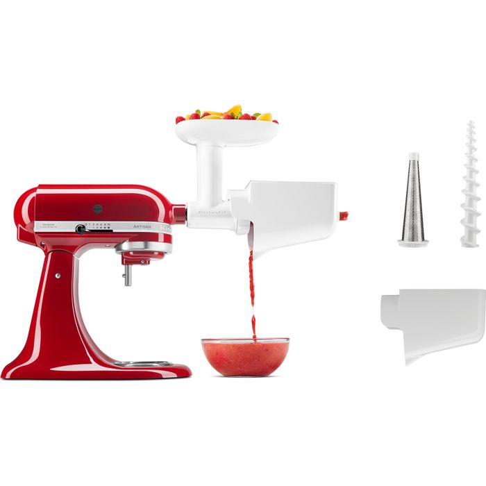 Kit Accessoires KitchenAid 5KSMFPPC - Hachoir, Tranchoir, Passoire, Pour Robots Pâtissiers