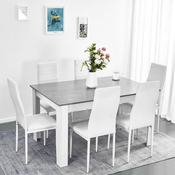 Salle A Manger Complete Blanche