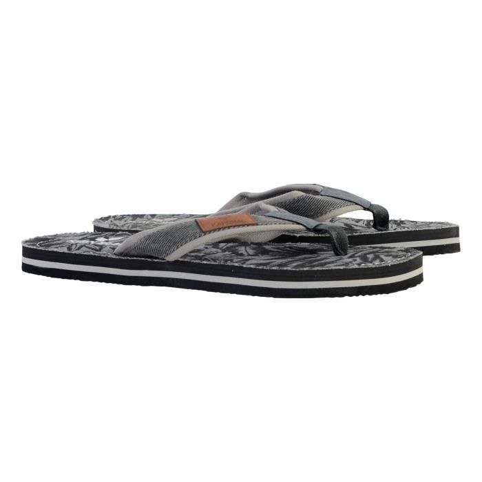 Tong homme Kaporal Dasto Noir Textile Confort exceptionnel