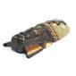 Masque Africain 30cm en Bois d/écor Gecko Sable et Coquillages Cauris