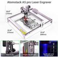 ATOMSTACK A5 Pro Machine à graver 40W Graveur laser Machine et à découper au laser pour le bois et le métal-3
