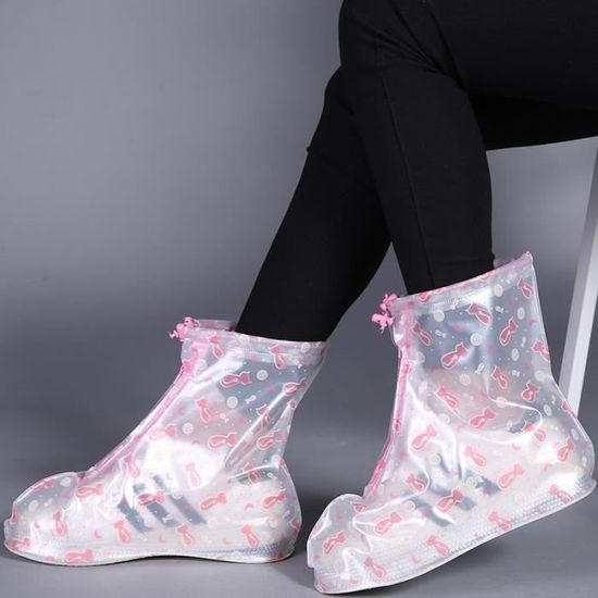 1 paire de couvre-chaussures imperméables imperméables à la pluie Nouilles  au café 2XL - Cdiscount
