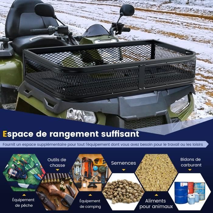 Support de rangement en fer anti-déformation de grande capacité pour