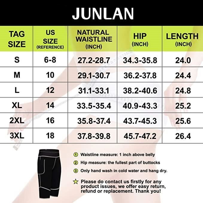 Pantalon De Sudation JUNLAN – Sauna, Minceur, Néoprène, Pour Femme, Taille Petite (prendre Une Taille Au-dessus)