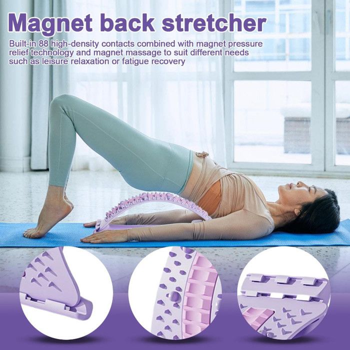 Lumbar Support Board 3 Levels Adjustment, Lumbar Stretching Device Back ...