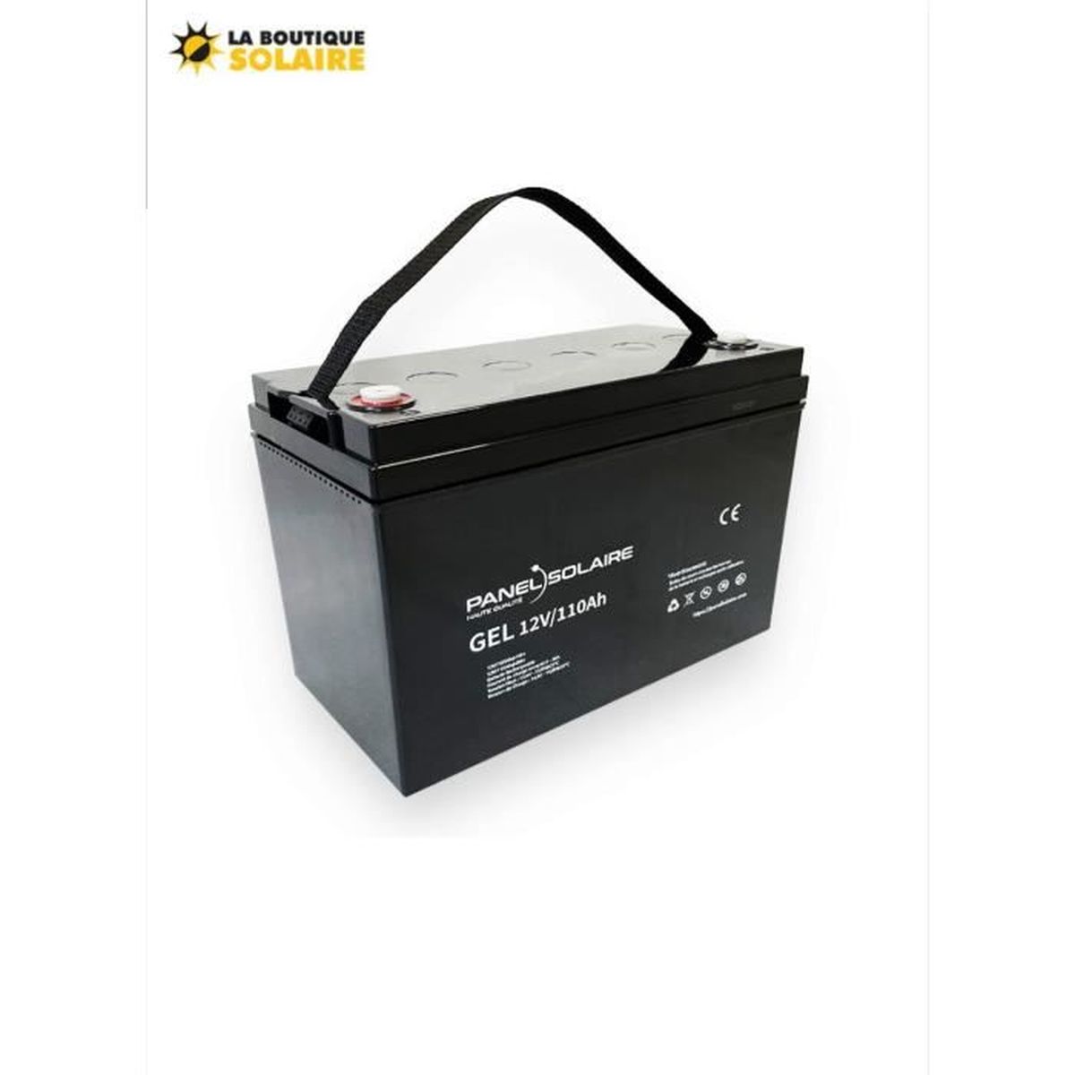 Batterie 12V/110Ah GEL Deep Cycle PANEL SOLAIRE à décharge lente