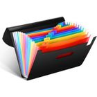 CHANGM Trieur 12 Compartiments A4 Chemise Papier Classeur Rangement Administratif Document Porte Dossier Bureau