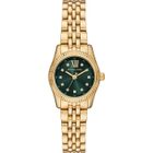 Montre Femme - Michael Kors - MK4842 - Acier Inoxydable Doré - Cadran Vert - Étanche 5 ATM