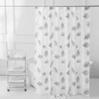 SUFOWVNO Rideau de Douche d'écran, Vinyle, Gris, 180 x 180 cm