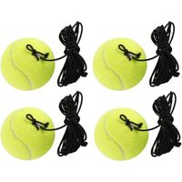Tennis Rebound Ball Tennis Trainer Tennis Training Training Ball Durable Remplacement Balls avec De Ficelle pour Débutant en Solo