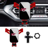 Seuil de porte voiture,Support de téléphone portable, Navigation GPS, pour voiture, pour iPhone Samsung Huawei Xiaomi - For Q5 Red