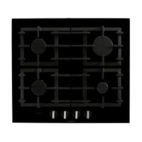Table de cuisson au gaz Bosch - Modèle Glaskeramik - 2 brûleurs - Noir