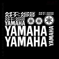 13 stickers MT-125 – BLANC – YAMAHA sticker MT 125 - YAM411