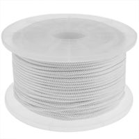 PrixPrime - Corde tressée en polyester blanc 100 mx 3 mm