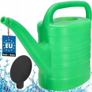Arrosoir Jardin Classique 10L Vert - Lot De 2 - Fabriqué En UE, Bec Précis Et Pommeau Amovible - 12