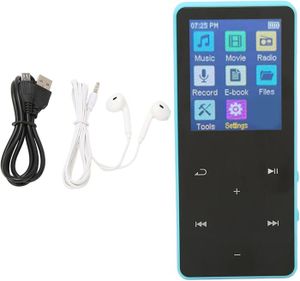 LECTEUR MP4 Lecteur MP3, Bluetooth 5.0 Écran 1,8 Pouces Lecteu