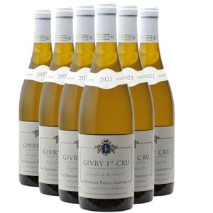 VIN BLANC Givry 1er Cru Blanc 2021 - Lot de 6x75cl - Domaine