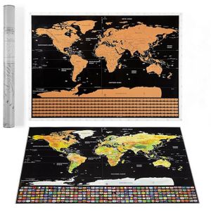 Carte Du Monde A Gratter Achat Vente Pas Cher
