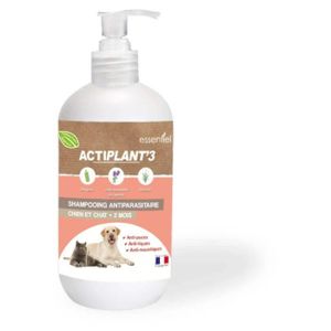 ANTIPARASITAIRE ActiPlant'3 - Shampooing Antiparasitaire pour Chie