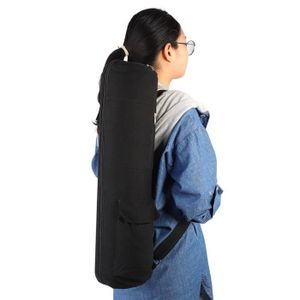 TAPIS DE SOL FITNESS Sac de rangement pour tapis de yoga, sac à dos multifonctionnel en toile noire pour sac de rangement du tapis de yoga noir avec